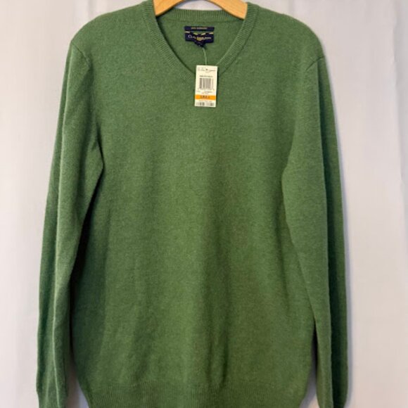 Club Room 100% Cashmere V-Neck Sweater - Picture 4 of 5